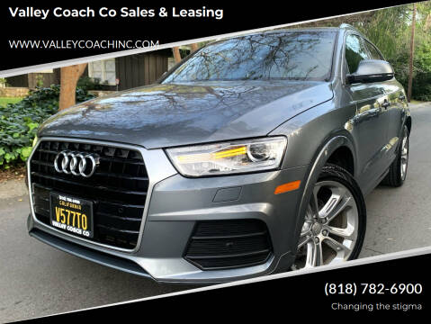 2016 Audi Q3 for sale at Valley Coach Co Sales & Leasing in Van Nuys CA