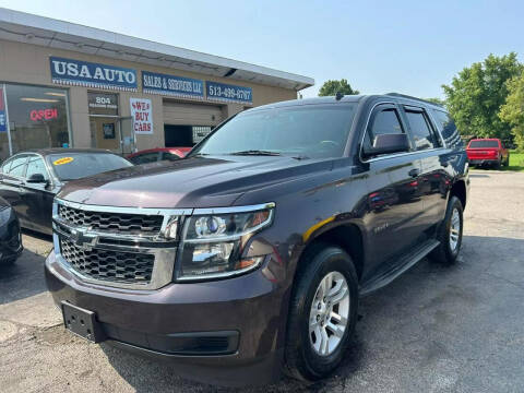 2015 Chevrolet Tahoe for sale at USA Auto Sales & Services, LLC in Mason OH