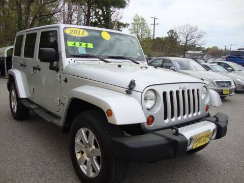 2011 Jeep Wrangler Unlimited for sale at Easy Ride Auto Sales Inc in Chester VA