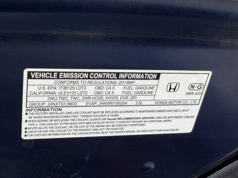 2018 Honda Odyssey Elite