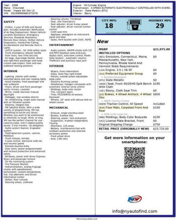 2008 Chevrolet Impala LS