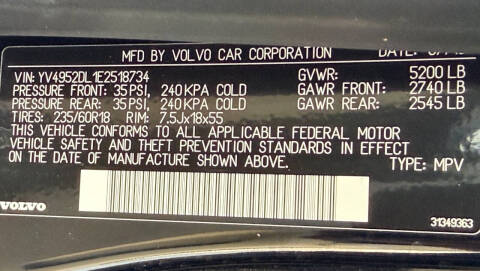 2014 Volvo XC60 3.2 Premier