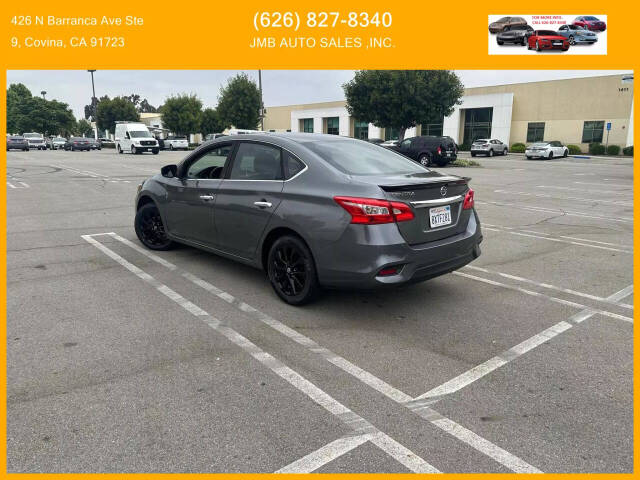 2018 Nissan Sentra for sale at JMB AUTO SALES INC in Covina, CA