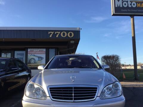 2004 Mercedes-Benz S-Class for sale at MotoMaxx in Spring Lake Park MN