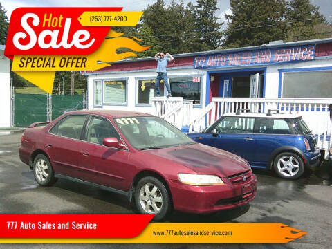 2000 Honda Accord for sale at 777 Auto Sales and Service in Tacoma WA