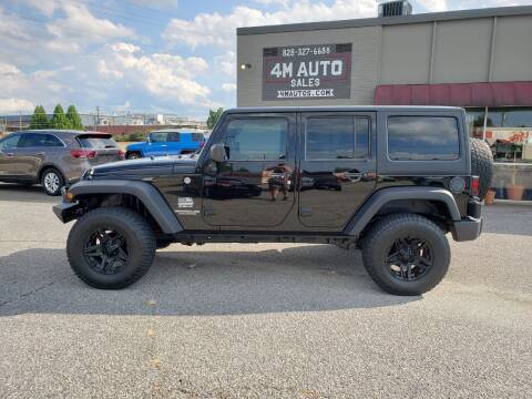 2011 Jeep Wrangler Unlimited for sale at 4M Auto Sales | 828-327-6688 | 4Mautos.com in Hickory NC