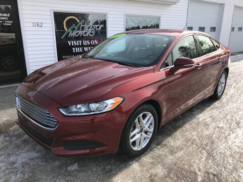 2014 Ford Fusion for sale at HILLTOP MOTORS INC in Caribou ME