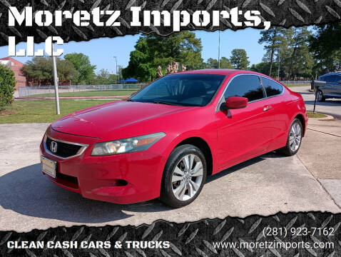 2009 Honda Accord for sale at Moretz Imports, LLC in Spring TX