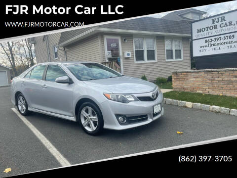 2013 Toyota Camry for sale at FJR Motor Car LLC in Mine Hill NJ