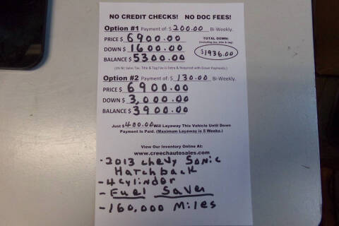 2013 Chevrolet Sonic LT Auto