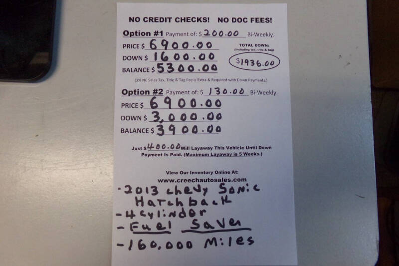 2013 Chevrolet Sonic LT Auto