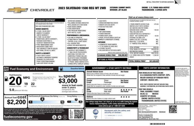 2023 Chevrolet Silverado 1500