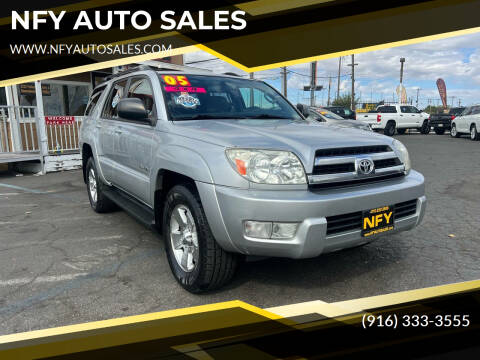 2005 Toyota 4Runner for sale at NFY AUTO SALES in Sacramento CA