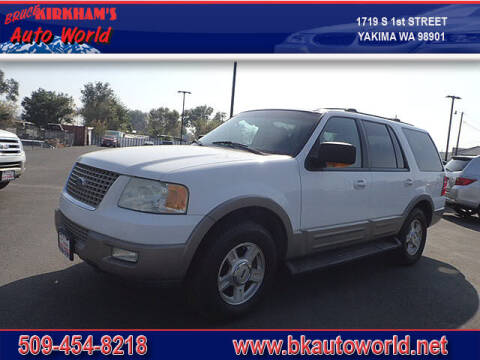 2003 Ford Expedition for sale at Bruce Kirkham's Auto World in Yakima WA