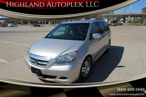 2006 Honda Odyssey for sale at Highland Autoplex, LLC in Dallas TX