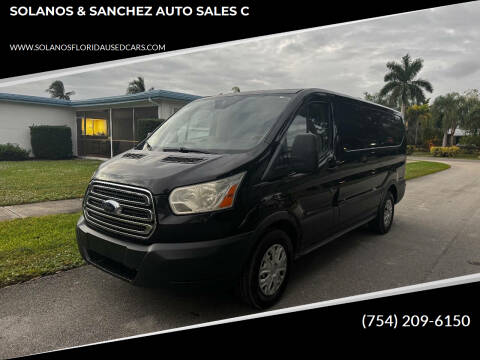 2015 Ford Transit for sale at SOLANOS & SANCHEZ AUTO SALES C in Hollywood FL