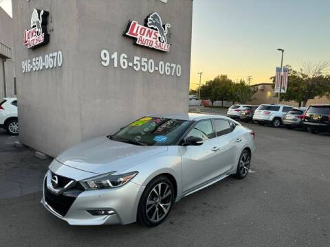 2017 Nissan Maxima for sale at LIONS AUTO SALES in Sacramento CA
