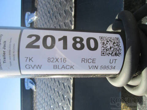 2026 Rice Trailers Utility TST8216
