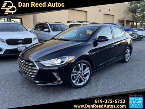 2017 Hyundai Elantra for sale at Dan Reed Autos in Escondido CA