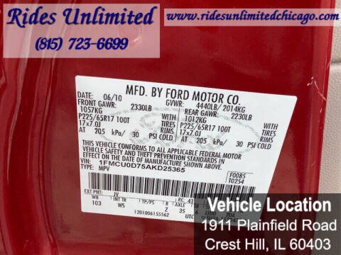 2010 Ford Escape XLT