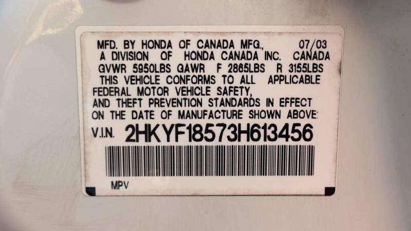 2003 Honda Pilot EX-L