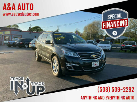 2014 Chevrolet Traverse for sale at A&A AUTO in Fairhaven MA