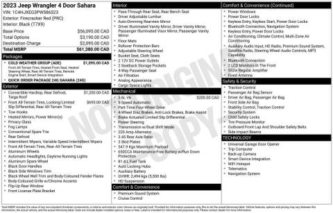 2023 Jeep Wrangler Sahara