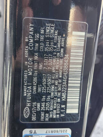 2017 Hyundai Tucson SE