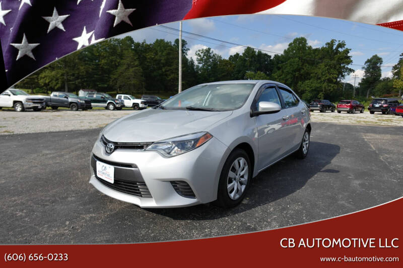 2016 Toyota Corolla for sale at CB Automotive LLC in Corbin KY