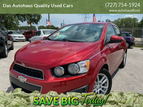 2012 Chevrolet Sonic for sale at Das Autohaus Quality Used Cars in Clearwater FL