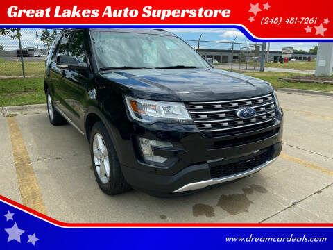 2016 Ford Explorer for sale at Great Lakes Auto Superstore in Waterford Township MI