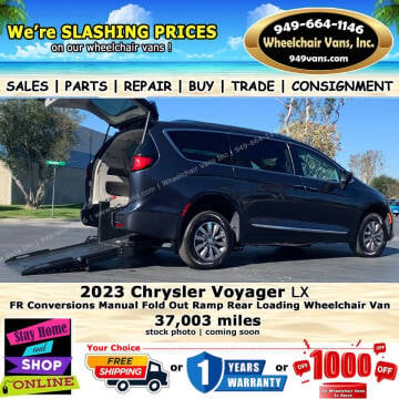 2023 Chrysler Voyager for sale at Wheelchair Vans Inc in Laguna Hills CA