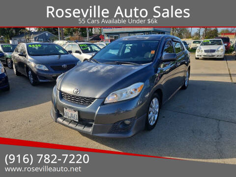 2010 Toyota Matrix for sale at Roseville Auto Sales in Roseville CA