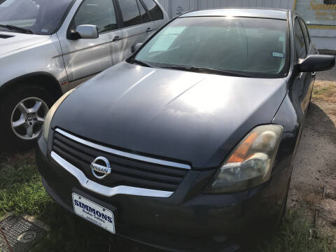 2009 Nissan Altima for sale at Simmons Auto Sales in Denison TX