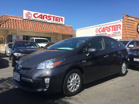 2015 Toyota Prius Plug-in Hybrid for sale at CARSTER in Huntington Beach CA