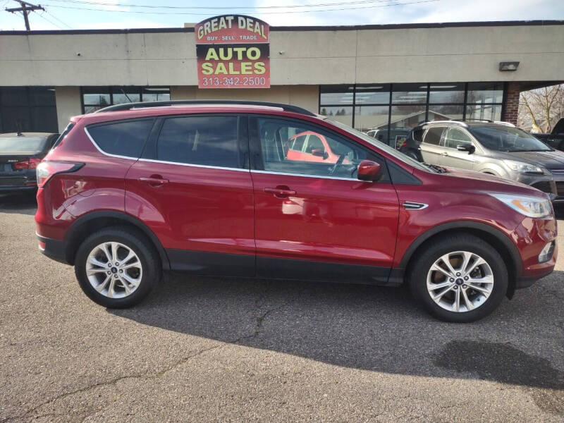 2018 Ford Escape for sale at GREAT DEAL AUTO SALES in Center Line MI