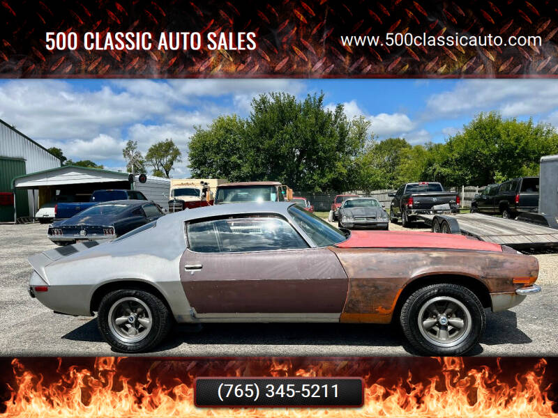 1970 Chevrolet Camaro for sale at 500 CLASSIC AUTO SALES in Knightstown IN