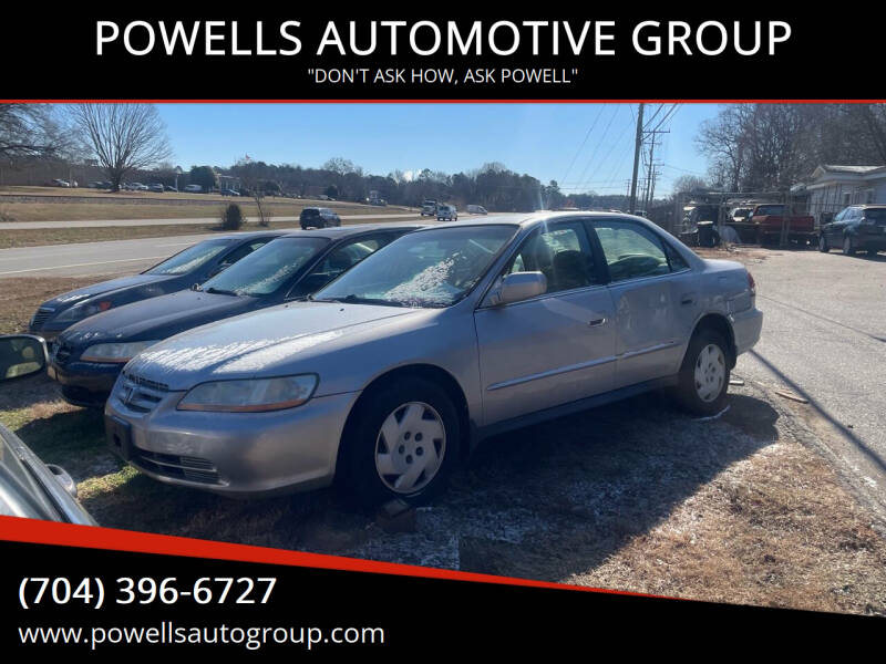 2002 Honda Accord for sale at POWELLS AUTOMOTIVE GROUP in Gastonia NC