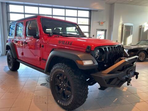 2021 Jeep Wrangler Unlimited for sale at NEUVILLE CHEVY BUICK GMC in Waupaca WI