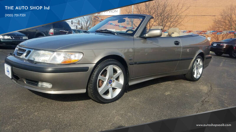 2002 Saab 9-3 for sale at THE AUTO SHOP ltd in Appleton WI