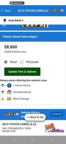 2013 Toyota Corolla LE