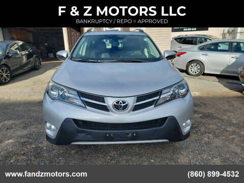 2014 Toyota RAV4 for sale at F & Z MOTORS LLC in Vernon Rockville CT