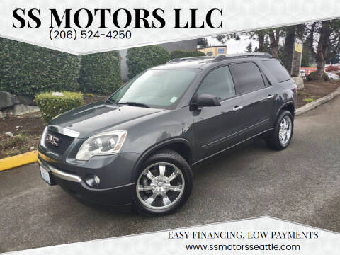 2011 GMC Acadia for sale at SS MOTORS LLC in Edmonds WA