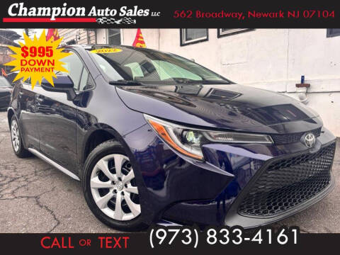 2022 Toyota Corolla for sale at Champion Auto Sales LLC in Newark NJ