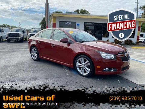 2014 Chevrolet Cruze for sale at Used Cars of SWFL in Fort Myers FL