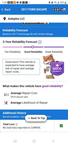 2017 Ford Escape SE