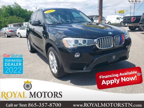 2017 BMW X3 for sale at ROYAL MOTORS LLC in Knoxville TN