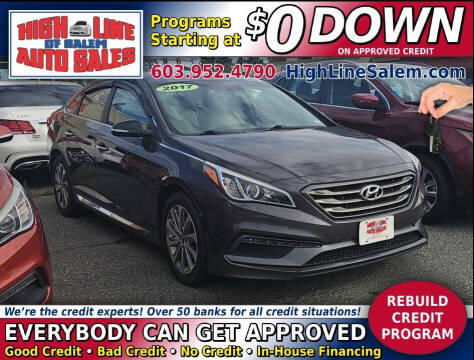 2017 Hyundai Sonata for sale at High Line Auto Sales of Salem in Salem NH