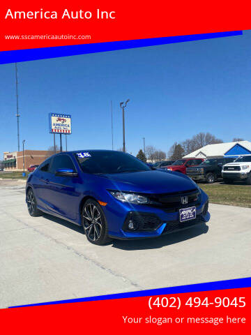 2018 Honda Civic for sale at America Auto Inc in South Sioux City NE