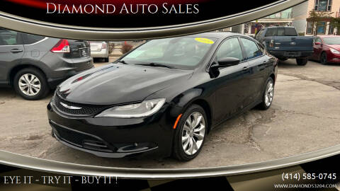 2015 Chrysler 200 for sale at DIAMOND AUTO SALES LLC in Milwaukee WI